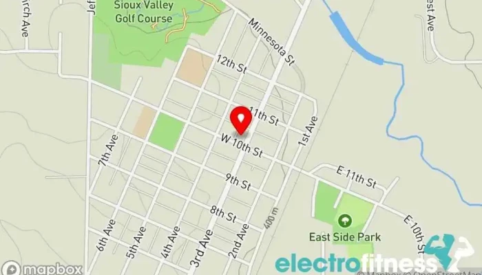 map of Zestos Shepherd's Closet Thrift store in Alton