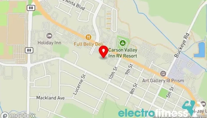 map of ZGirls Fitness 775 Gym in Minden