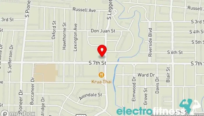 map of Zombie Brazilian Jiu-Jitsu and MMA Jujitsu school, Boxing gym, Kickboxing school, Martial arts school, Muay Thai boxing gym, Physical fitness program in Abilene
